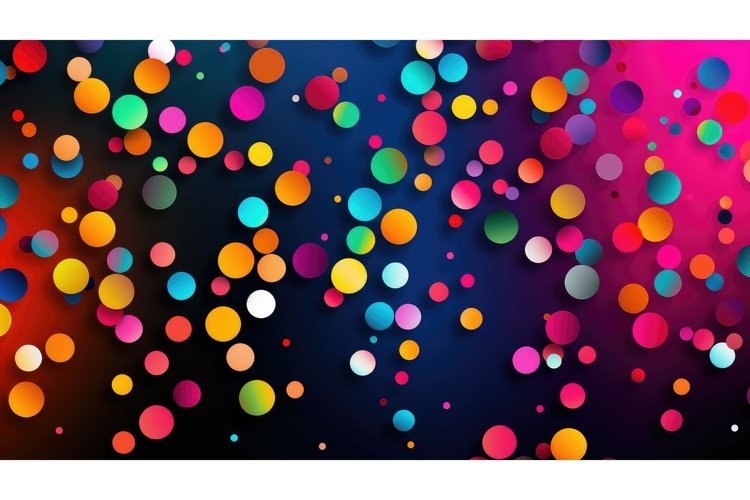 abstract template dots background example image 1