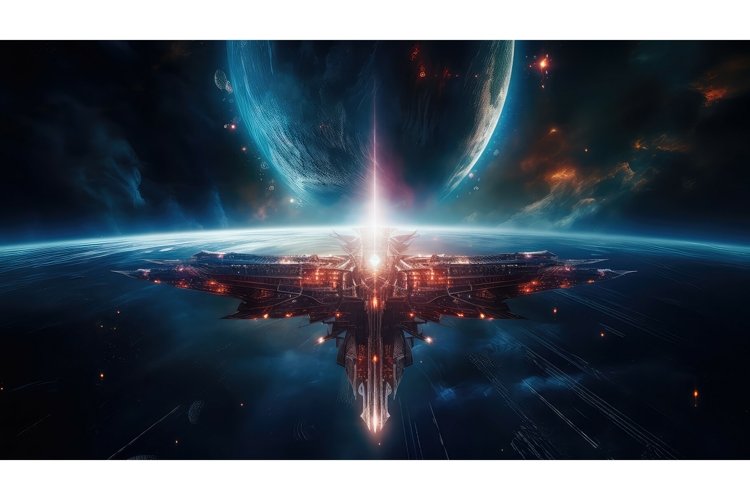 design poster futuristic background example image 1