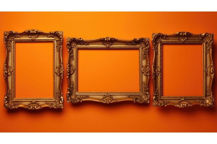 elegant luxury orange background example image 1