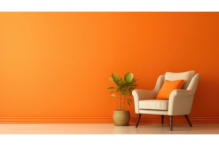 stylish elegant orange background