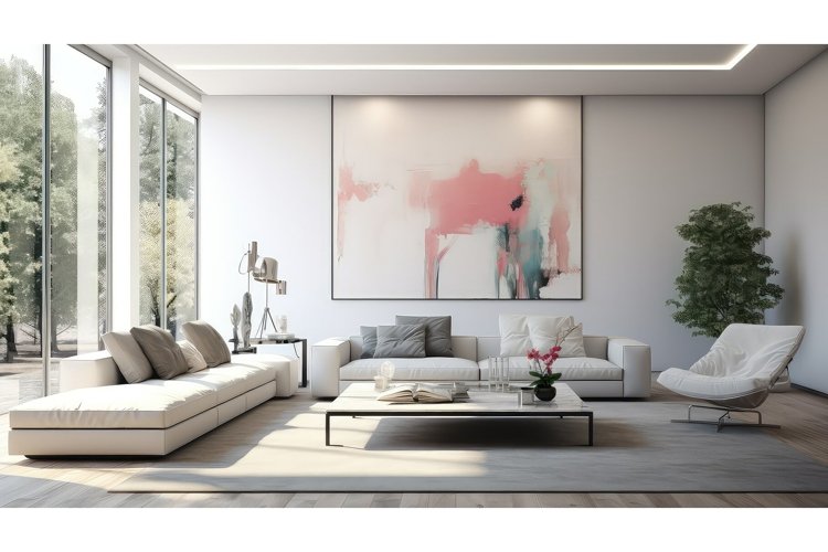 industrial modern room background example image 1