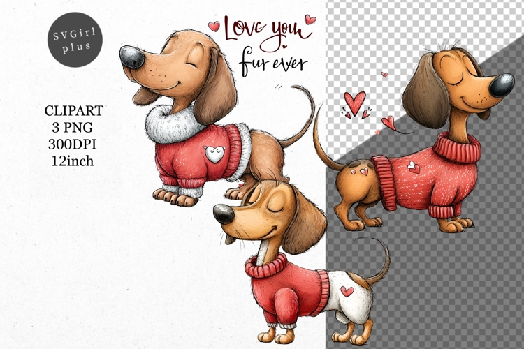 Dachshund Clipart Image 8