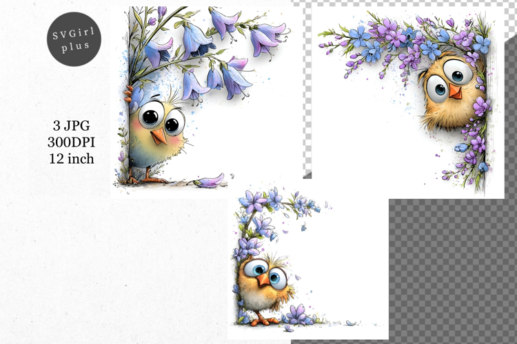 Chick JPG, Whimsical JPG, JPG, Junk journal,