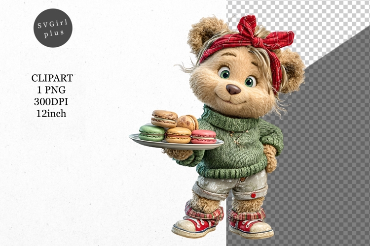 Teddy Bear Clipart, Animals Clipart, Whimsical Clipart