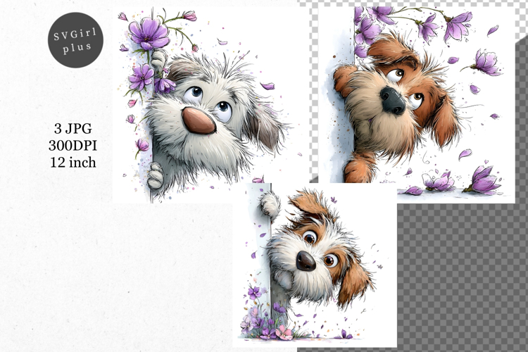 Dog JPG, Whimsical JPG, JPG, Junk journal,