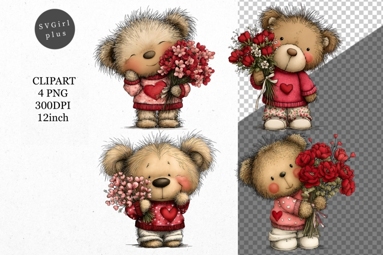 Cute Teddy Bear Clipart Image 5