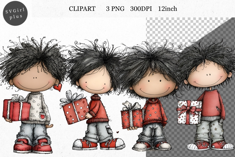 Boy PNG, Boy Clipart, Whimsical Clipart