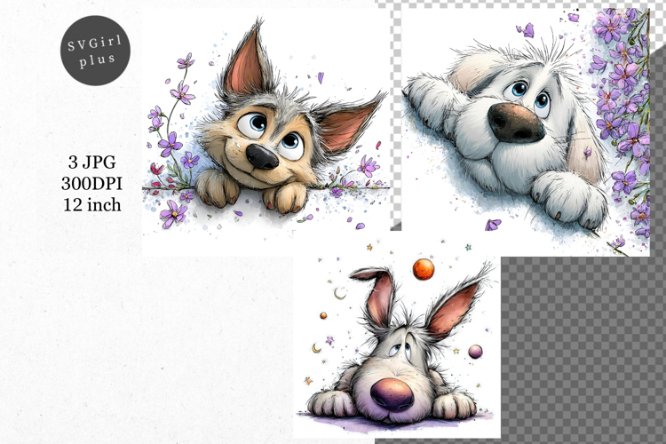 Dog JPG, Whimsical JPG, JPG, Junk journal,