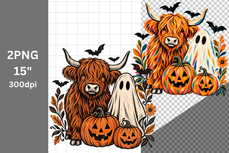 Halloween PNG, Ghost PNG, Fall PNG,
