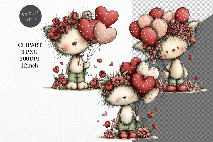 Cute Valentine's Day Clipart Image 23