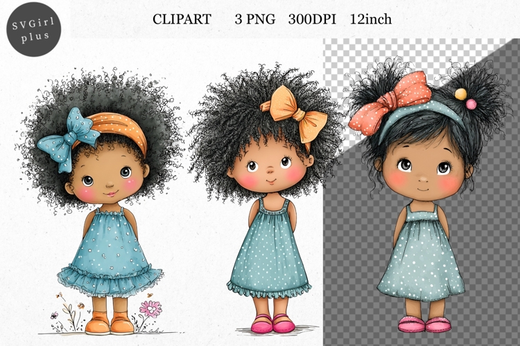 Girl PNG, Girl Clipart, Whimsical Clipart