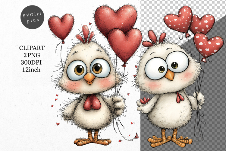 Cute Chicken Clipart Image 10