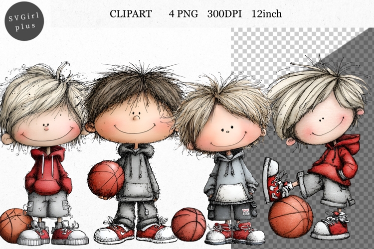 Boy PNG, Boy Clipart, Whimsical Clipart
