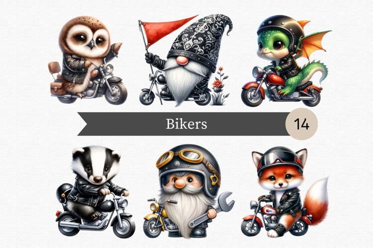 Biker Clipart Image 8
