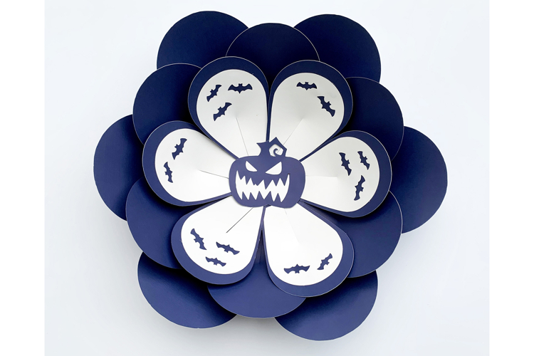 Halloween Paper Flower