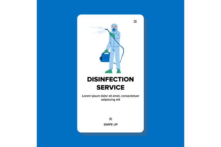 virus disinfection service vector example image 1