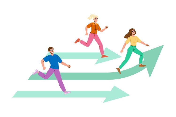 competitor competitive advantage vector