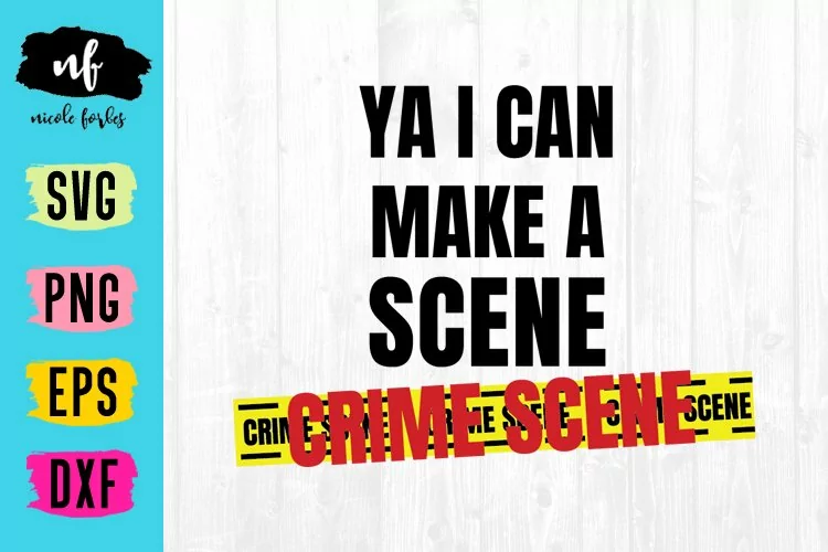 True Crime SVG File