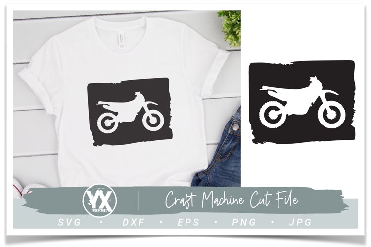 Dirtbike SVG example image 1
