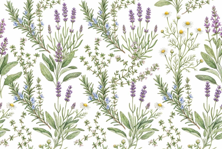 Floral Seamless Pattern Image 20