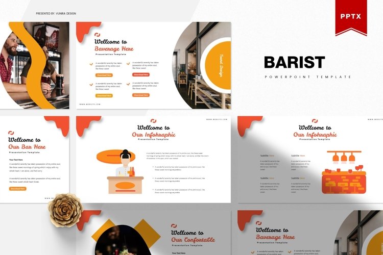 Barist | Powerpoint, Keynote, Google Slides Template example image 1