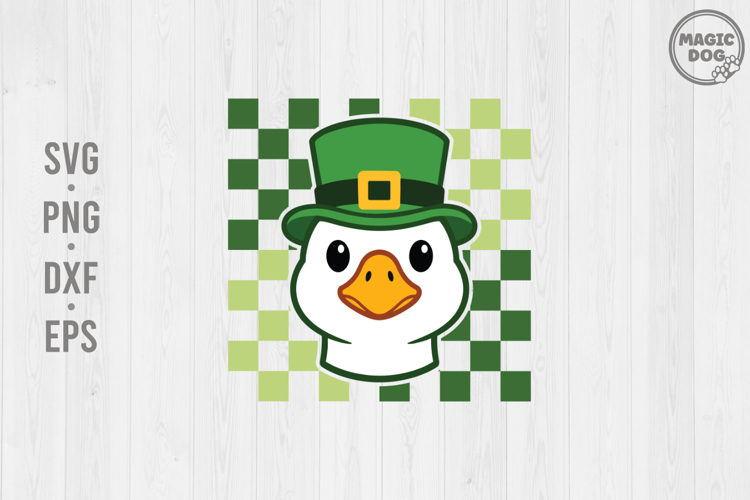 St Patrick’s Day Goose Leprechaun|Lucky Irish Goose SVG