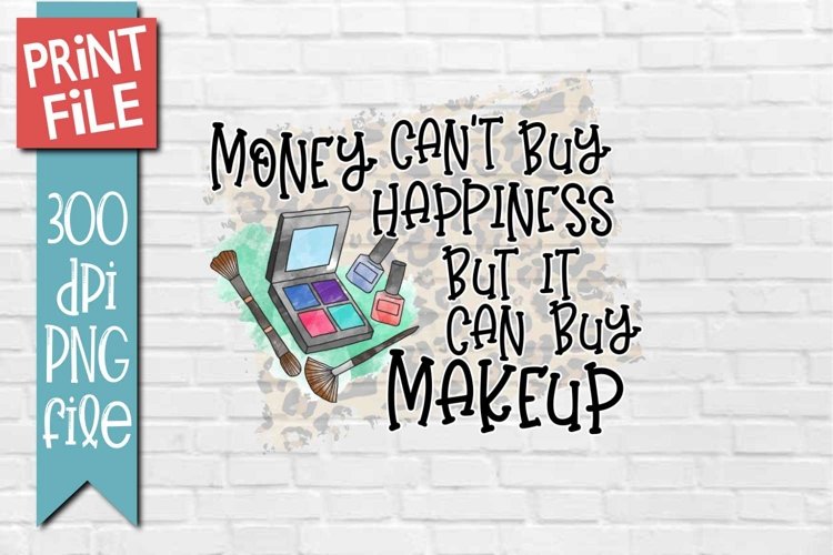 Makeup Sublimation Design example image 1