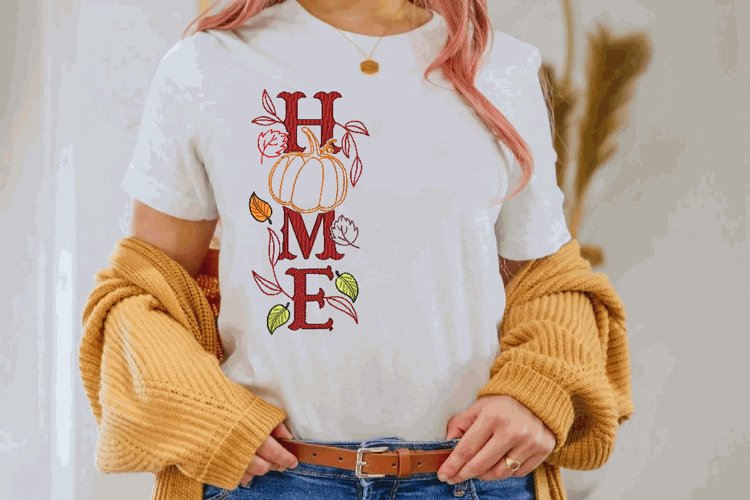 Pumpkin Embroidery Image 15