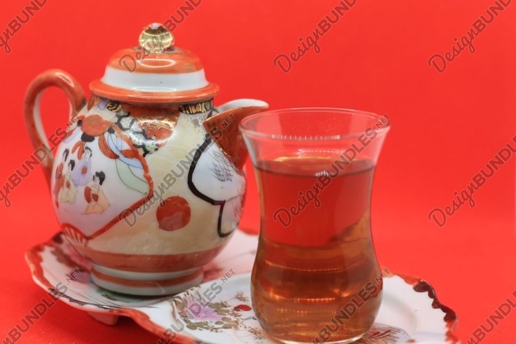 tea in a Turkish glass example image 1