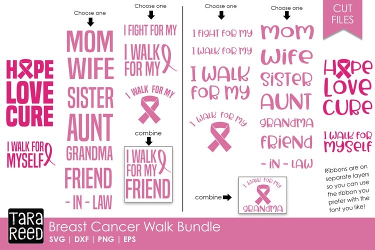 Breast Cancer Walk - Breast Cancer SVG example image 1