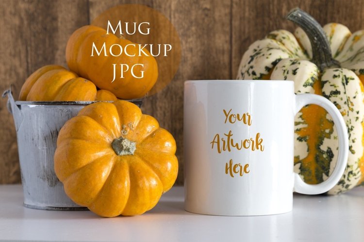 Mug Mockup - Pumpkins example image 1