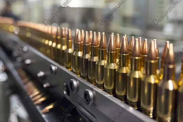 Ammunition Production Line Background Wallpaper