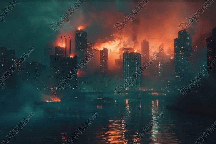 Cityscape Silhouette Image 17