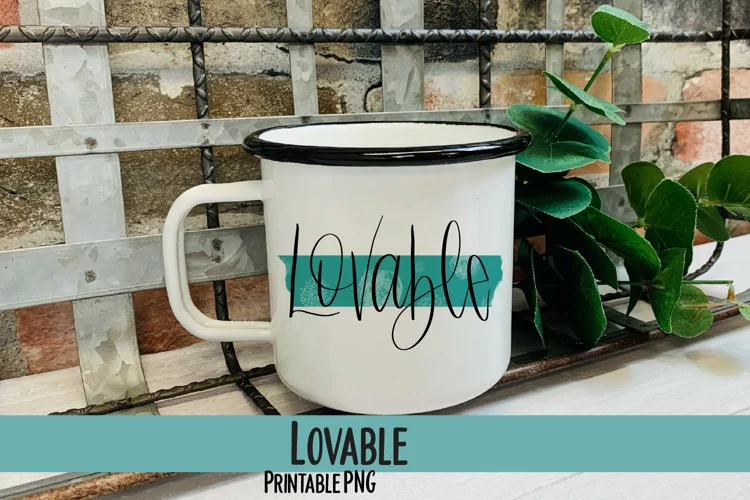 Lovable Sublimation PNG