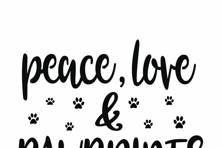 Peace Love Pawprints