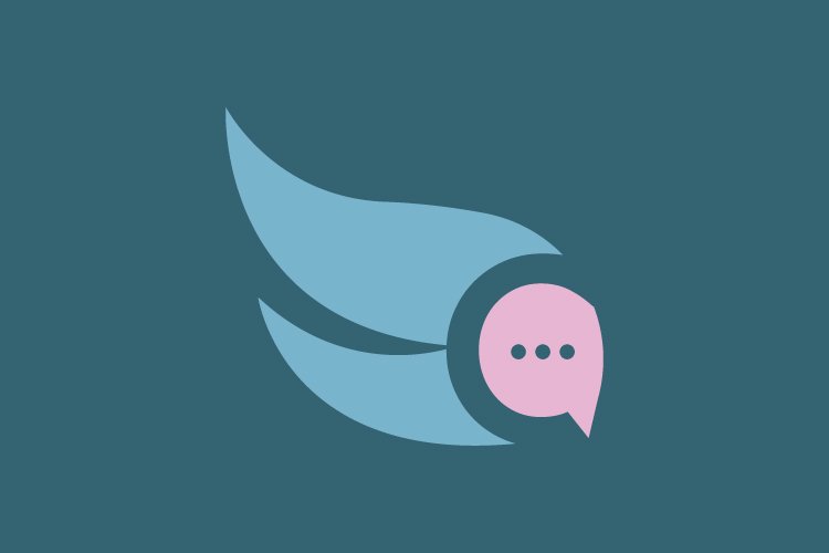 wing talk logo and abstract logo example image 1