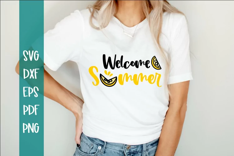 Welcome Summer svg / Lemon SVG / Welcome SVG