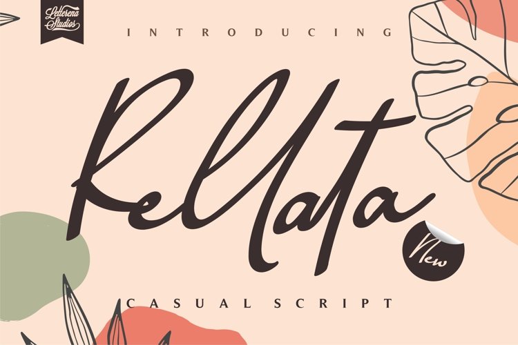 Rellata - Handwritten Font example image 1