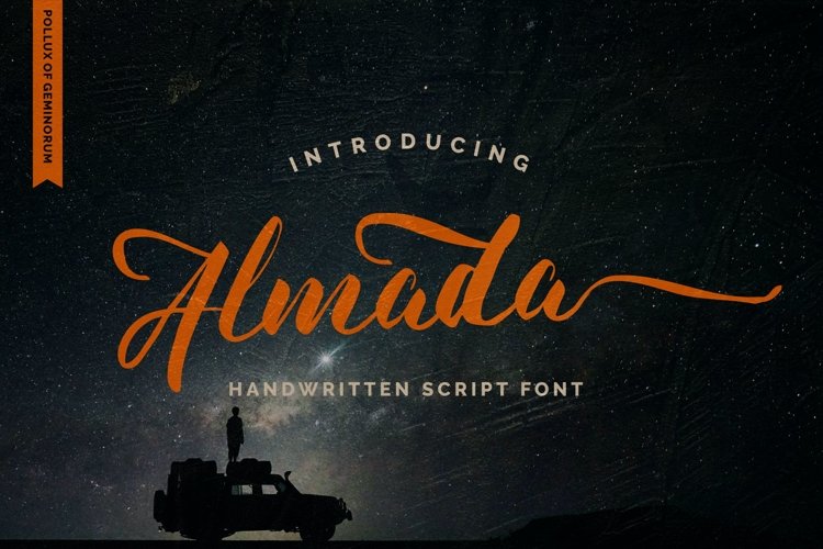 Almada - Handwritten Typeface example image 1