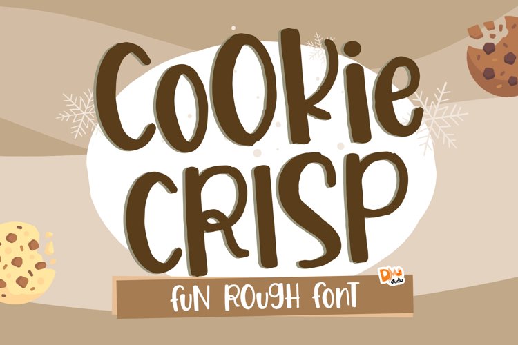 Cookie Crisp - Fun Rough Font example image 1