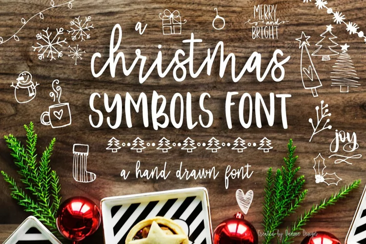Christmas Symbols Font