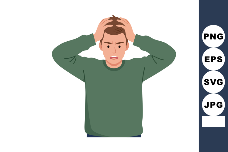 Frustrated Clipart Image 22