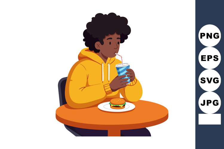 Burger Clipart Image 3
