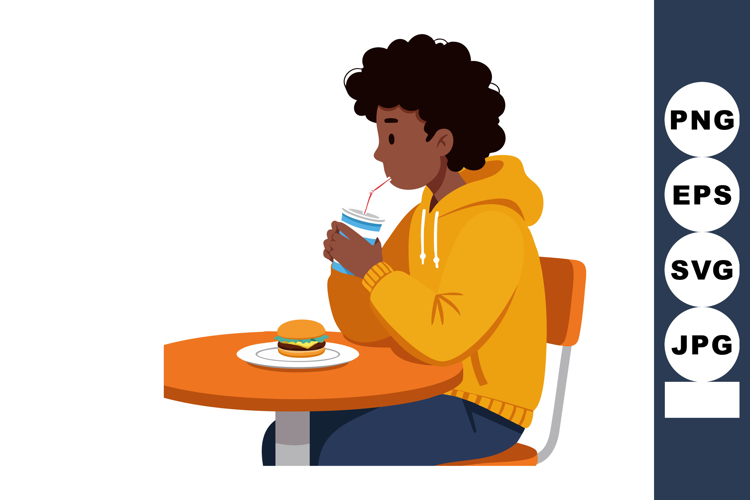 Burger Clipart Image 2