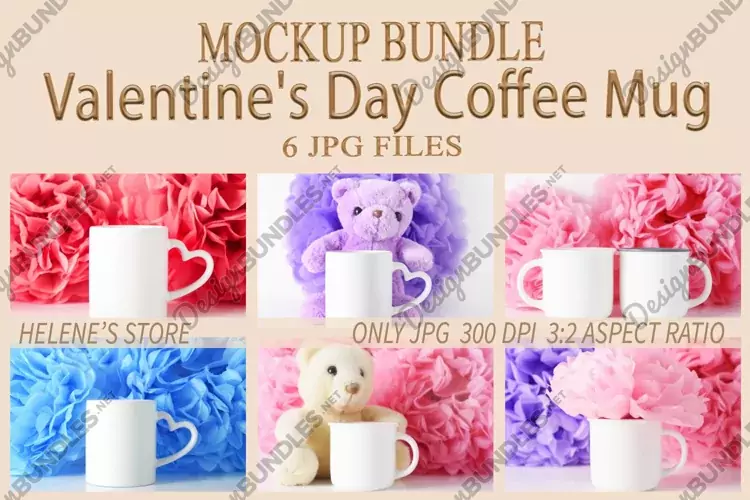 Valentines Coffee Mug Mockup JPEG | Mothers day coffee mug