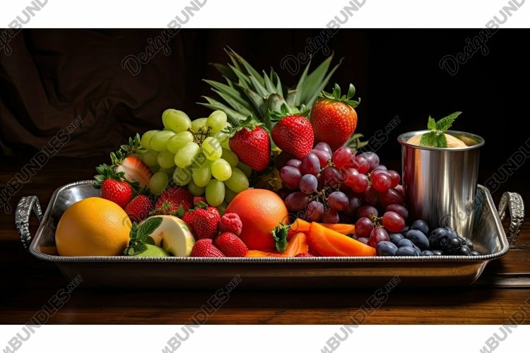 luxurious silver tray example image 1