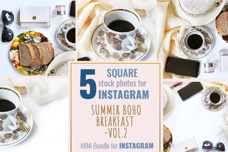 Square Feminine Styled Stock Photo for Instagram 807