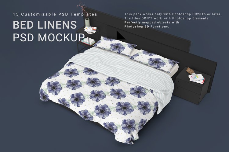 Bed Linens Mockup Set example image 1