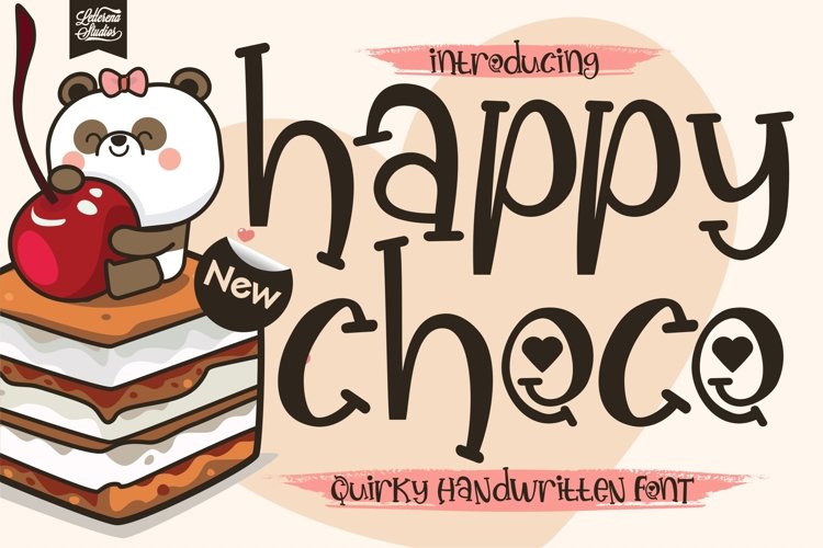 Happy Choco - Quirky Handwritten Font example image 1