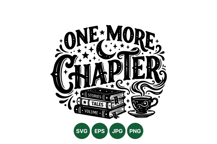 Cozy Reading Quote Vector Graphic Design Illustration